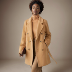 Bronzed Sky Wool Cashmere Womens Coat