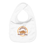 This Person Is Peanut Free Organic Cotton Graphic Baby Bib | Hypoallergenic - Allergy Friendly - Naturally Free