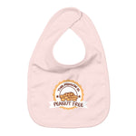 This Person Is Peanut Free Organic Cotton Graphic Baby Bib | Hypoallergenic - Allergy Friendly - Naturally Free