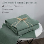 Tranquil Horizon Organic Cotton Bed Set | Hypoallergenic - Allergy Friendly - Naturally Free