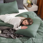 Tranquil Horizon Organic Cotton Bed Set | Hypoallergenic - Allergy Friendly - Naturally Free