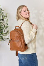 Urban Nomad Vegan Leather Woven Backpack | Hypoallergenic - Allergy Friendly - Naturally Free