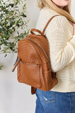 Urban Nomad Vegan Leather Woven Backpack | Hypoallergenic - Allergy Friendly - Naturally Free