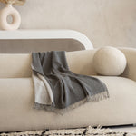 MENIQUE 100% Linen & Merino Wool Blanket Venice