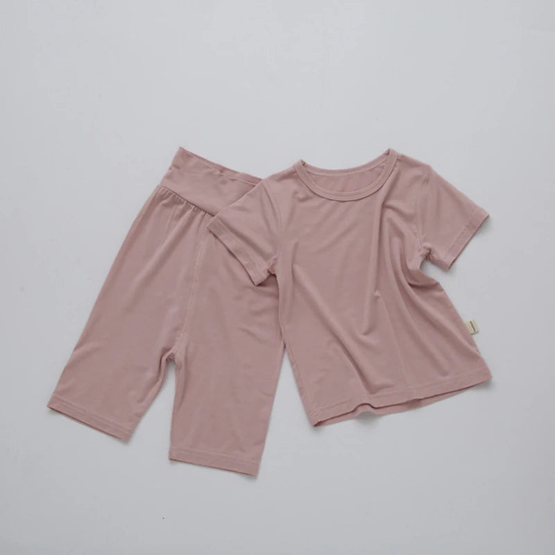 Verbena Breeze Shirt Pants Modal Baby Lounge Set | Hypoallergenic - Allergy Friendly - Naturally Free