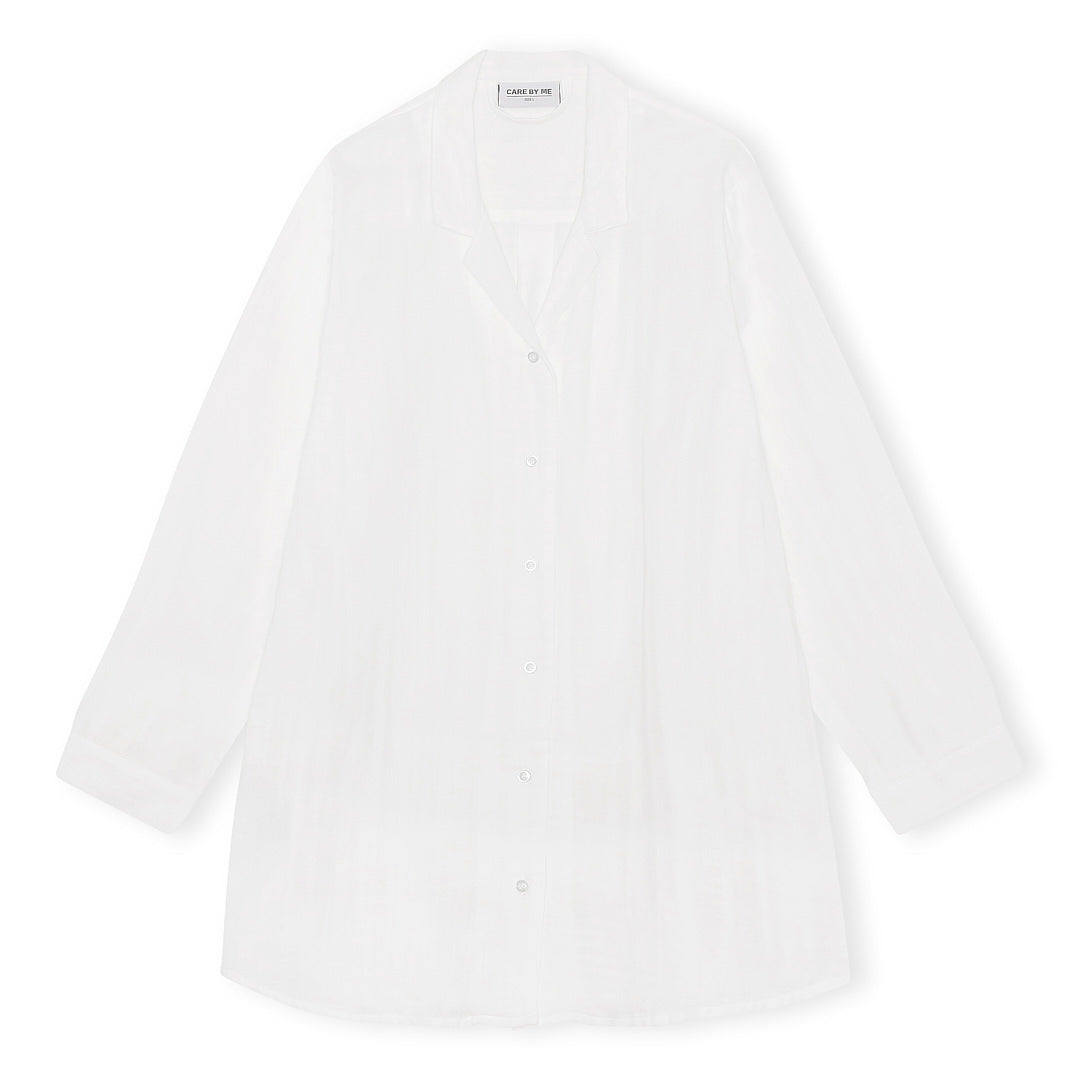 CARE BY ME 100% Organic Cotton Womens Vivienne Long Shirt