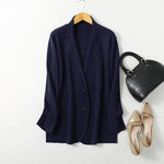 Warm Cappuccino Cashmere Silk Womens Blazer | Hypoallergenic - Allergy Friendly - Naturally Free