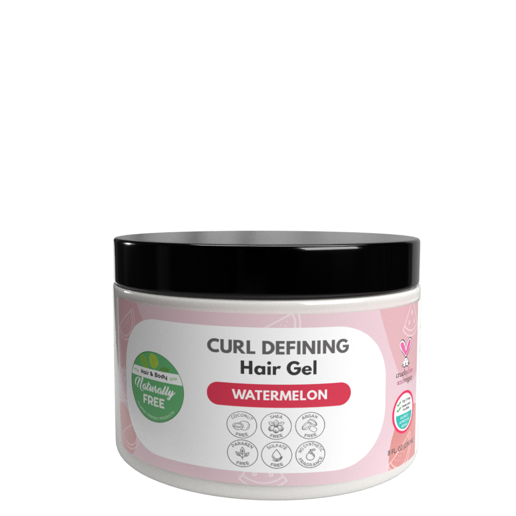 Watermelon Curl Defining Hair Gel | Hypoallergenic - Allergy Friendly - Naturally Free