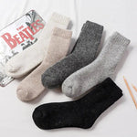 White Nectarine Fleece 100% Wool Socks | Hypoallergenic - Allergy Friendly - Naturally Free