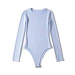 White Peaches Long Sleeve Cotton Bodysuit | Hypoallergenic - Allergy Friendly - Naturally Free