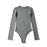 White Peaches Long Sleeve Cotton Bodysuit | Hypoallergenic - Allergy Friendly - Naturally Free