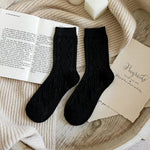 Winter Crimson Cashmere Crew Socks | Hypoallergenic - Allergy Friendly - Naturally Free