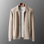 Winter Desert Knit 100% Merino Wool Mens Jacket | Hypoallergenic - Allergy Friendly - Naturally Free