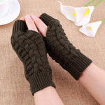 Winter Warmth Solid Fingerless Cotton Womens & Mens Gloves | Hypoallergenic - Allergy Friendly - Naturally Free