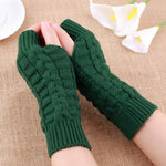 Winter Warmth Solid Fingerless Cotton Womens & Mens Gloves | Hypoallergenic - Allergy Friendly - Naturally Free