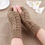 Winter Warmth Solid Fingerless Cotton Womens & Mens Gloves | Hypoallergenic - Allergy Friendly - Naturally Free