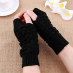 Winter Warmth Solid Fingerless Cotton Womens & Mens Gloves | Hypoallergenic - Allergy Friendly - Naturally Free