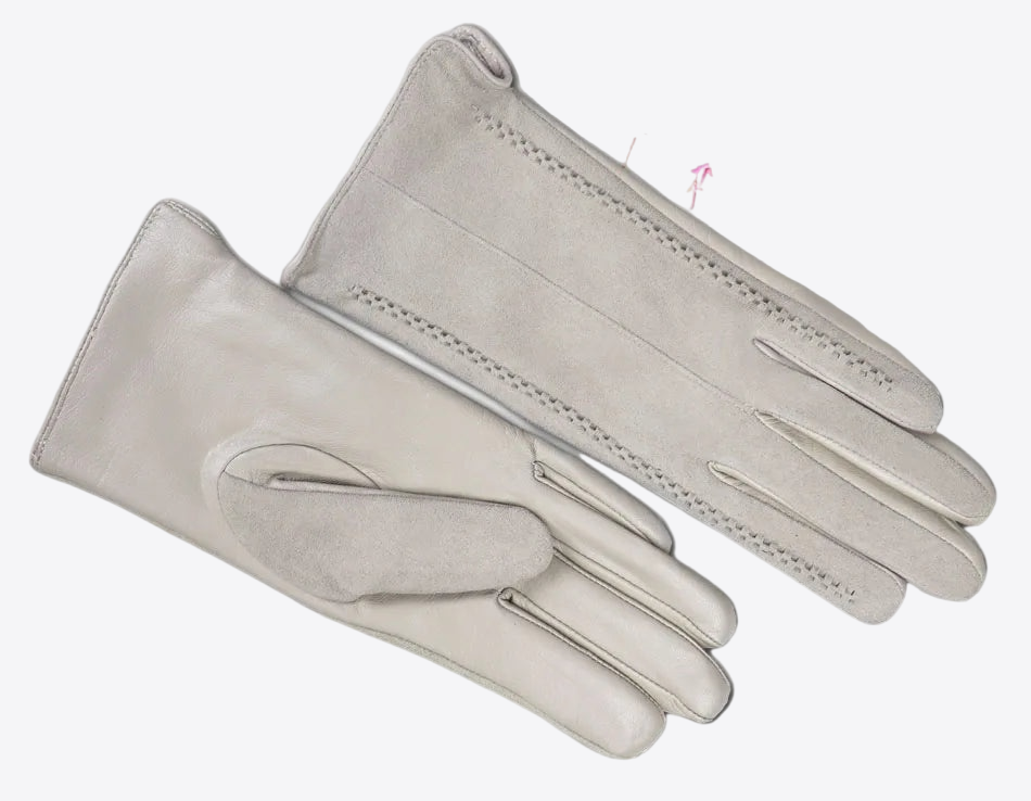 Winter Warmth Wool Leather Womens Gloves | Hypoallergenic - Allergy Friendly - Naturally Free