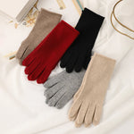 Winter's Warmth Knit 100% Cashmere Womens Gloves | Hypoallergenic - Allergy Friendly - Naturally Free