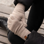 MENIQUE 100% Merino Wool Womens Knit Gloves Merino