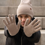 MENIQUE 100% Merino Wool Womens Knit Gloves Merino