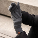 MENIQUE 100% Merino Wool Womens Knit Gloves Merino