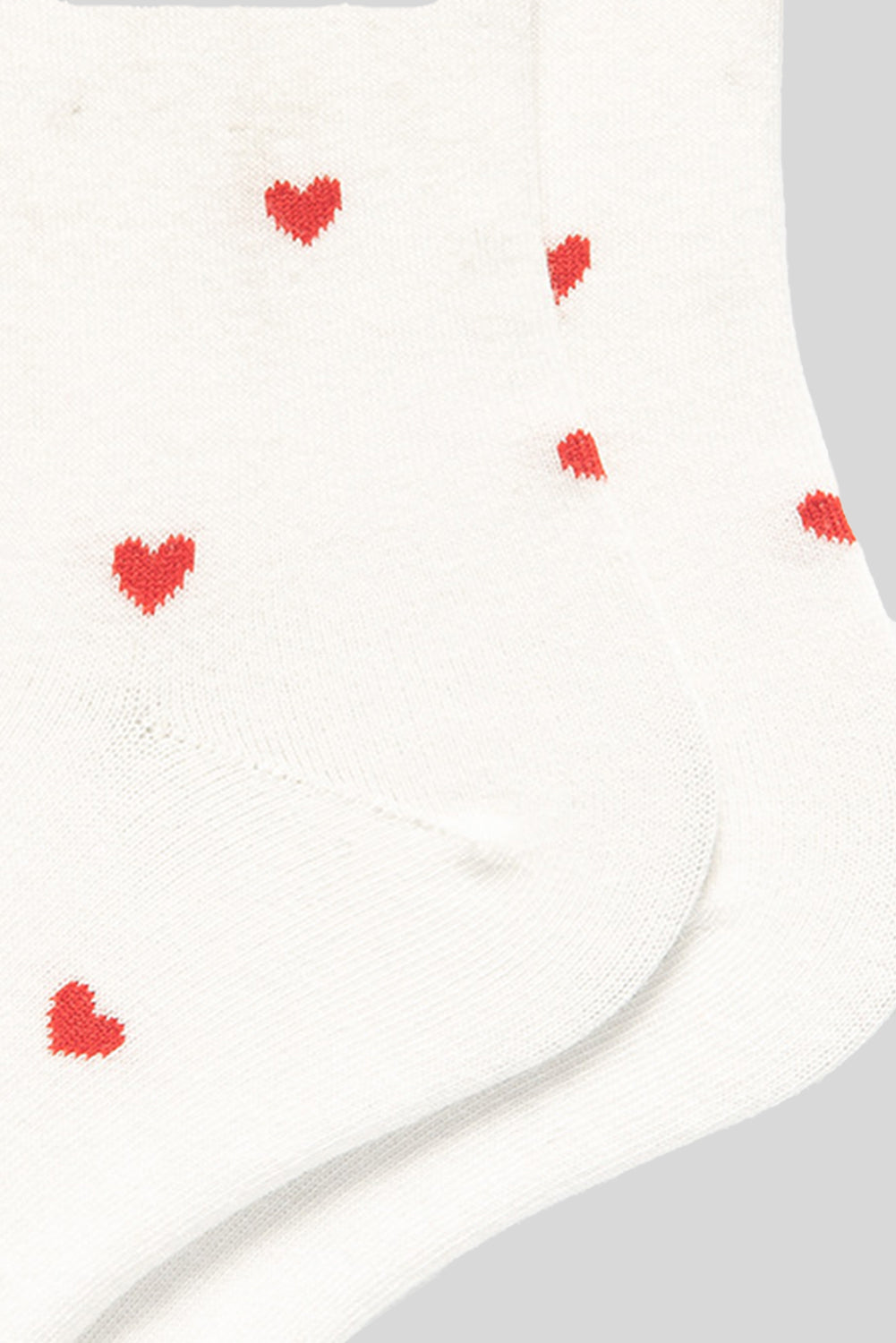 Dahlia Hearts Cotton Womens Socks