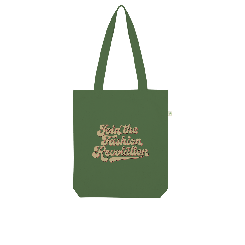 Join The Revolution 100% Organic Cotton Womens Graphic Tote Bag