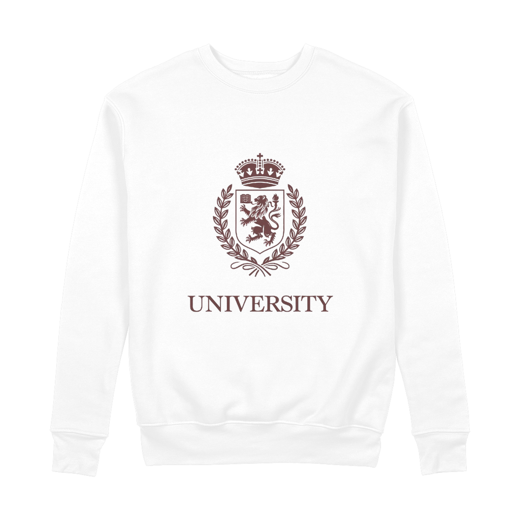 University Seal 100% Organic Cotton Graphic Sweatshirt