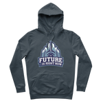 Future Is Right Now 100% Organic Cotton Graphic Hoodie