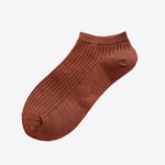 Eco Bloom Ribbed Ankle Organic Cotton Womens Socks