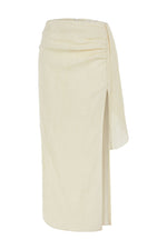 THE HAND LOOM Bella Maxi Skirt - Natural