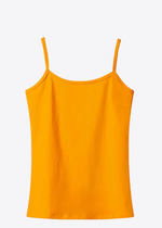 Orange Jam Basic Camisole Cotton Womens Tank Top