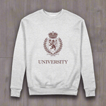 University Seal 100% Organic Cotton Graphic Sweatshirt