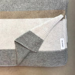 CARE BY ME Cashmere Wool Olivia Throw Blanket