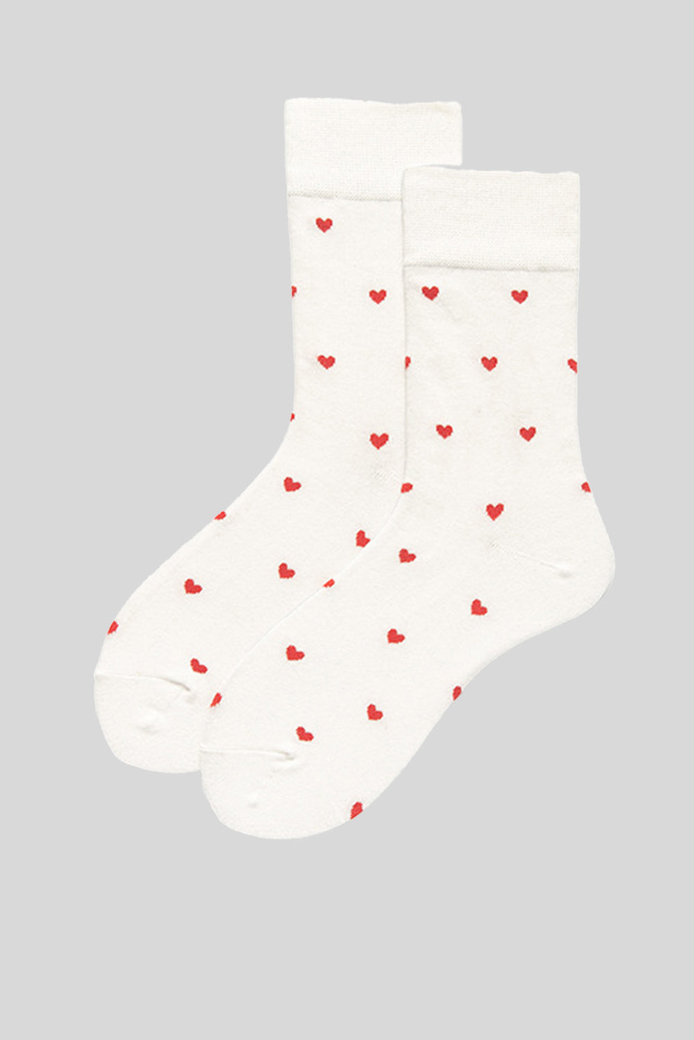 Dahlia Hearts Cotton Womens Socks