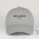 Milano Italy 100% Cotton Baseball Cap