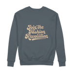 Join The Revolution 100% Organic Cotton Womens Graphic Sweatshirt