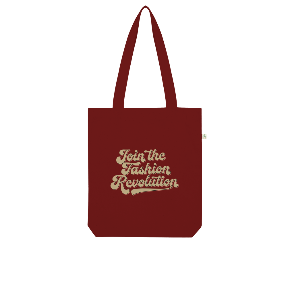 Join The Revolution 100% Organic Cotton Womens Graphic Tote Bag