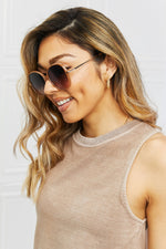 Onyx Pearl Full Rim Womens Sunglasses