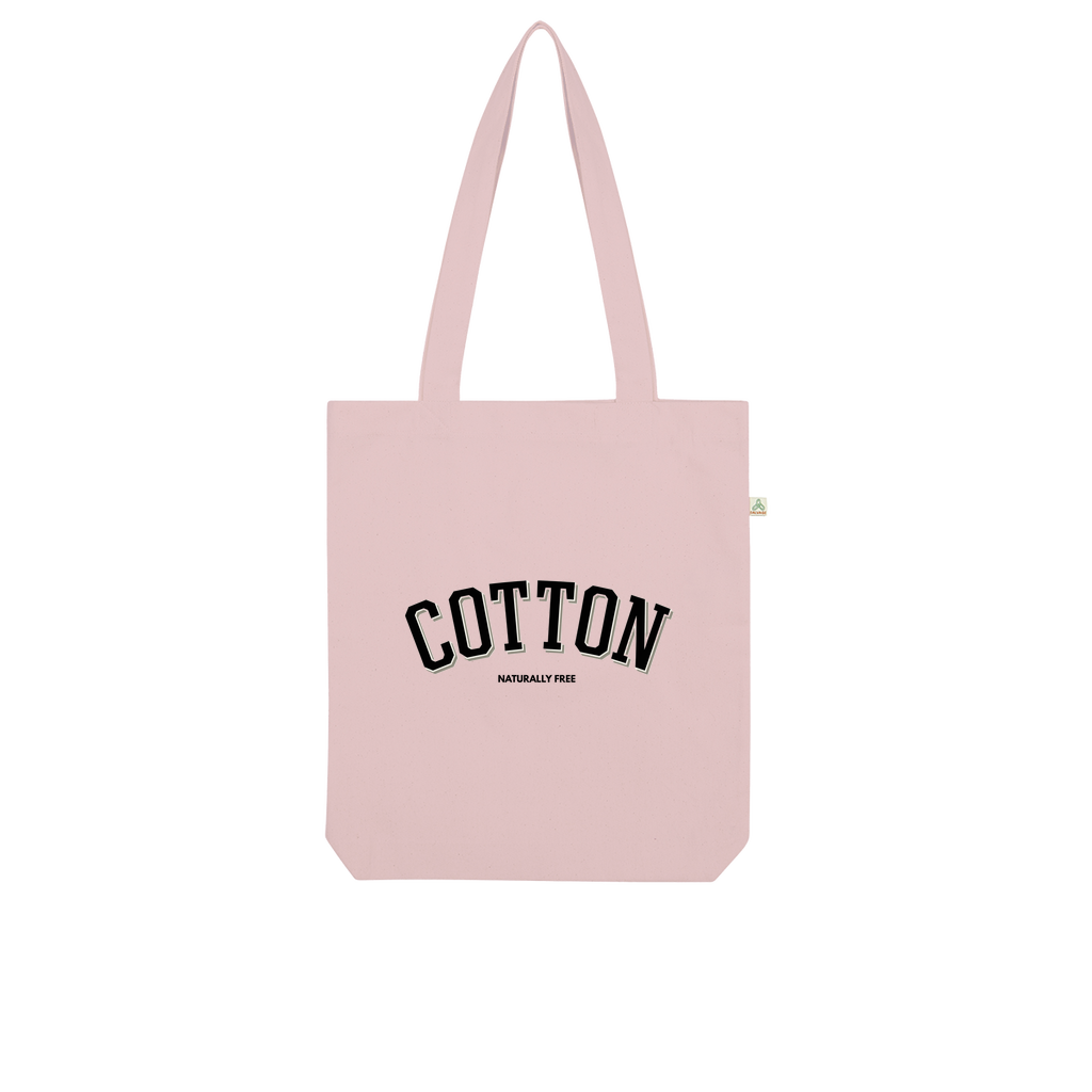 Cotton Naturally Free 100% Organic Cotton Graphic Tote Bag