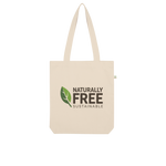 Naturally Free Sustainable Brand 100% Organic Cotton Tote Bag