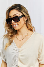 Abstract Square Womens Sunglasses