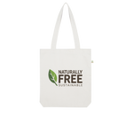 Naturally Free Sustainable Brand 100% Organic Cotton Graphic Tote Bag