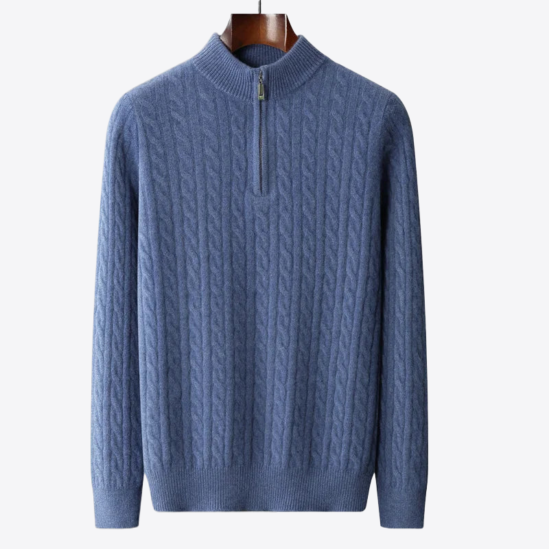 Blueberry Grove Knit 100% Merino Wool Mens Sweater