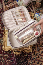 Starry Glam Detachable 2-in-1 100% Cotton Makeup Bag