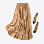 Gold Springs Silk Womens Skirt