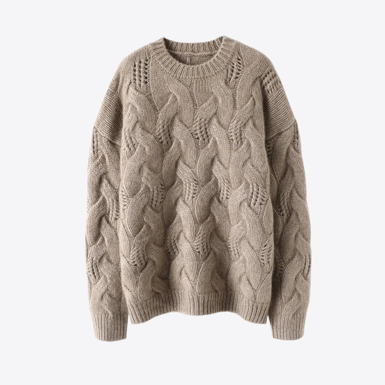 Cinnamon Toast 100% Cashmere Womens Sweater