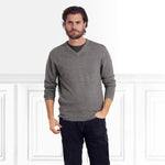 CARE BY ME Frederik 100% Wool Mens Sweater