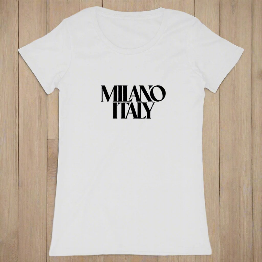 Milano Italy Organic Cotton Womens Graphic Tee